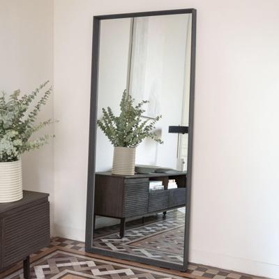 Kave Home Spiegel 'Yvaine' 180 x 80cm, kleur Donkerbruin