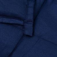 Verzwaringsdeken 135x200 cm 6 kg stof blauw - thumbnail