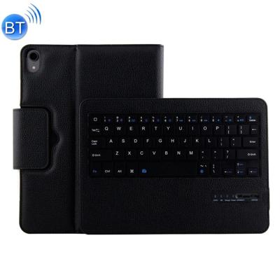 IP011 afneembare Bluetooth 3 0 ABS toetsenbord + Litchi textuur lederen case voor iPad Pro 11 inch (2018) met slaapfunctie (zwart)
