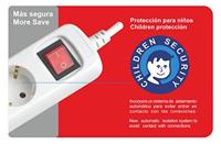 Stopcontactenstrip 5 Tomas met Interruptor Silver Electronics Afmeting 3 m - thumbnail