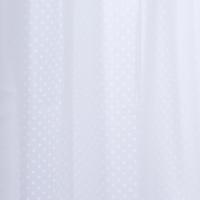 Differnz Dots douchegordijn waterdicht 100% PEVA wit 180 x 200 cm - thumbnail