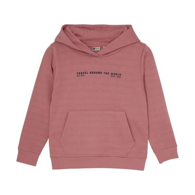 Daily7 winter hoodie jongens - rood - print