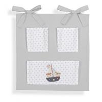 Interbaby organizer Piraat junior 61 x 58 cm katoen - thumbnail