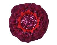 Bloem polyester d10h3 cm ossenbloed Decoris - Decoris - thumbnail