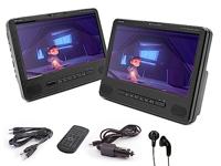 Caliber Draagbare DVD Spelers met DVD-bracket - 9 Inch Scherm - DVD speler auto 2 schermen - thumbnail