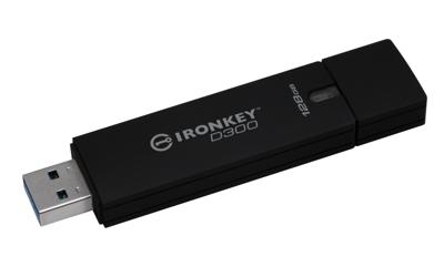 IronKey IKD300 128GB USB flash drive USB Type-A 3.2 Gen 1 (3.1 Gen 1) Zwart