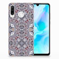 Huawei P30 Lite | TPU | Siliconen hoesje | Flower Tiles - thumbnail