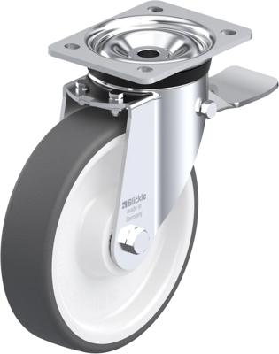 Blickle LK-POTH 200K-ST Zwenkwiel met rem Wieldiameter: 200 mm Draagvermogen (max.): 600 kg 1 stuk(s)