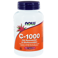 NOW C-1000 Rozenbottel & Bioflavonoïden Tabletten - thumbnail