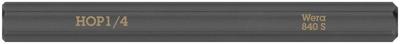 Wera 840 S Hex-Plus binnenzeskantbits voor slagschroevendraaier, 1/4" x 70 mm - 05018157001 Wera 840 S Hex-Plus binnenzeskantbits voor slagschroevendraaier, 1/4" x 70 mm - 05018157001