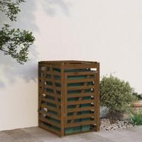 VidaXL Containerberging 84x90x128,5 cm massief grenenhout honingbruin - thumbnail