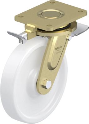 Blickle LS-SPO 251K-ST-RI4 Zwenkwiel met rem Wieldiameter: 250 mm Draagvermogen (max.): 1500 kg 1 stuk(s)