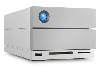 LaCie 2big Dock Thunderbolt 3 disk array 8 TB Desktop Grijs LaCie 2big Dock Thunderbolt 3 disk array 8 TB Desktop Grijs