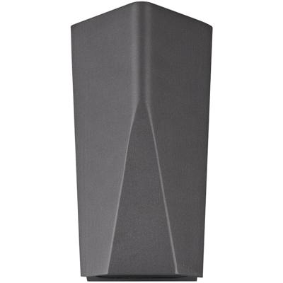 LED Tuinverlichting - Wandlamp - Buitenlamp - Trion Tonay Up and Down - 9W - Waterdicht IP65 - Mat Antraciet - Aluminium - OSRAM LEDs