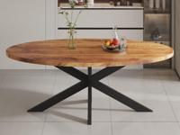 Ovale eettafel AXALI 200 cm mangolia - thumbnail