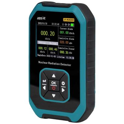 Joy-it JT-RAD01 Geigerteller Straling: Bèta, Gamma, Röntgen Akoestisch signaal, Optisch signaal Joy-it JT-RAD01 Geigerteller Straling: Bèta, Gamma, Röntgen Akoestisch signaal, Optisch signaal