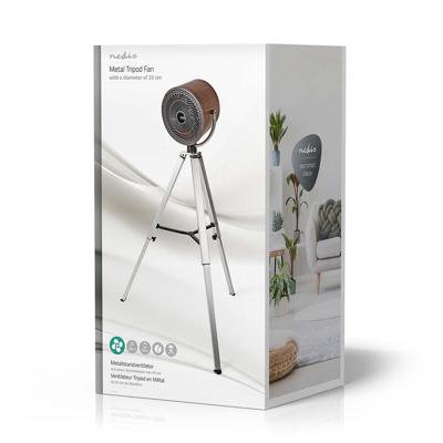 Nedis Ventilator op Driepoot - 25 cm (Kleur: staal)