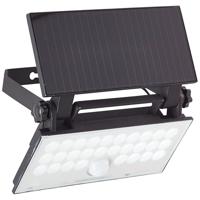 Brilliant Luton G40421/06 Wandlamp op zonne-energie met bewegingsmelder LED 6 W Zwart - thumbnail