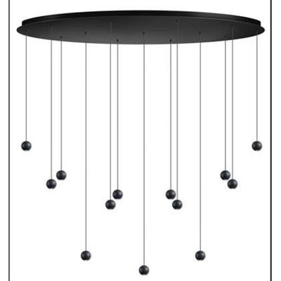 ETH Design hanglampGrace 13-lichts zwart - 05-HL4513-30