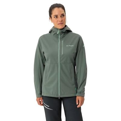 Vaude Elope II Softshell Jas Dames Agave 42 Vaude Elope II Softshell Jas Dames Agave 42