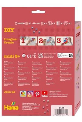 Hama Strijkkralen Midi 3D Eenhoorn 2000 Stuks