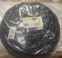 as - Schwabe 60371 Rubberen Verlengkabel met Beschermende Contactspoel Plug, IP44, 230 V/16 A, 10 meter Kabellengte, Zwart - thumbnail