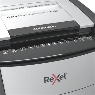 Papiervernietiger rexel optimum auto 750x 4x30mm Papiervernietiger rexel optimum auto 750x 4x30mm