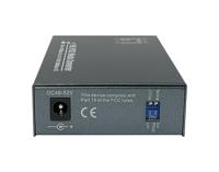 LevelOne GVT-2013 RJ45 naar SC Gigabit Media Converter PoE PSE, Multimode Glasvezel, 0,5 km - thumbnail
