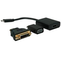 VALUE Beeldscherm Adapter USB Type C - VGA + HDMI + DVI - thumbnail