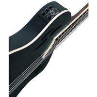 Ortega RTPSTD-SBK TourPlayer Series Standard Satin Black elektrisch-akoestische klassieke gitaar met gigbag - thumbnail