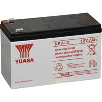 Yuasa NP7-12 L Loodaccu 12 V 7 Ah Loodvlies (AGM) (b x h x d) 151 x 98 x 65 mm Kabelschoen 6.35 mm Onderhoudsvrij, VDS-certificering - thumbnail