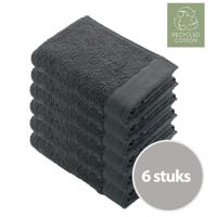 Walra Remade Cotton Handdoek 60 x 110 cm 550 gram Grey - 6 stuks - thumbnail