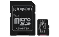 Micro SD geheugenkaart met adapter Kingston SDCS2/512GB 512 GB - thumbnail
