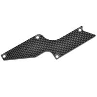Team Corally - Suspension arm stiffener - Lower Rear - Right - Graphite 3mm - 1 pc - thumbnail