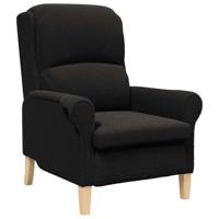 Fauteuil Zwart 76 x 94 x 102 cm Stof - thumbnail