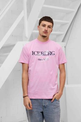 Iceberg 5D F010 Jersey T-Shirt Heren Roze - Maat XL - Kleur: Roze | Soccerfanshop