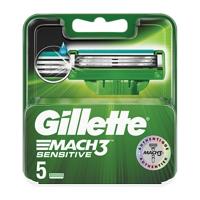 Gillette Mach3 Sensitive Power Scheermesjes 5 stuks - thumbnail