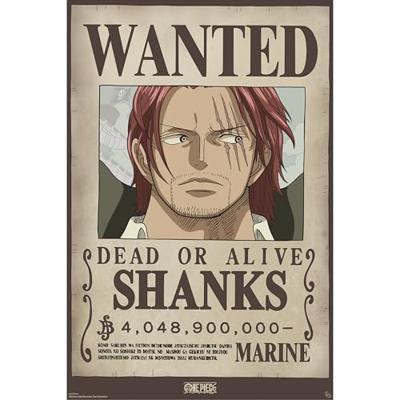Poster One Piece - Wanted Shanks Wano 61x91,5cm Poster One Piece - Wanted Shanks Wano 61x91,5cm