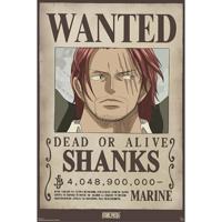 Poster One Piece - Wanted Shanks Wano 61x91,5cm - thumbnail