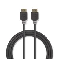 Ultra High Speed HDMI-Kabel | HDMI-Connector - HDMI-Connector | 2,00 m | Antraciet - thumbnail
