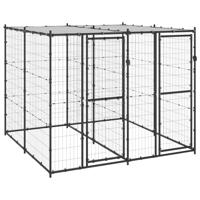 Hondenkennel met dak 4,84 m² - thumbnail