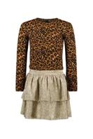 B.Nosy Meisjes jurk - Danique - Luipaard pop - thumbnail