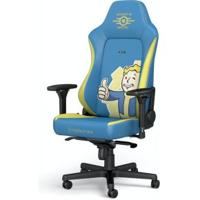 Noblechairs NBL-HRO-PU-FVT gamestoel PC-gamestoel Gecapitonneerde zitting Blauw, Geel - thumbnail