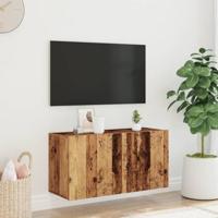 Tv-meubel wandgemonteerd 80x30x41 cm oud houtkleurig - thumbnail