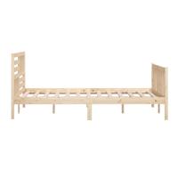 Bedframe massief hout 140x200 cm - thumbnail