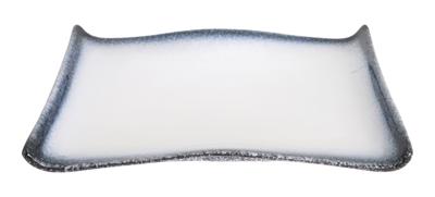 Rechthoekig Bord Grijs/Wit - Tajimi - 30 x 22.2 x 2cm