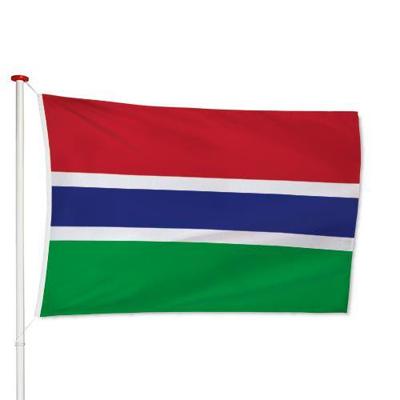 Gambiaanse Vlag Gambiaanse Vlag
