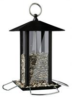 TRIXIE VOERDISPENSER LANTAARN METAAL ZWART 19X20X19 CM - thumbnail