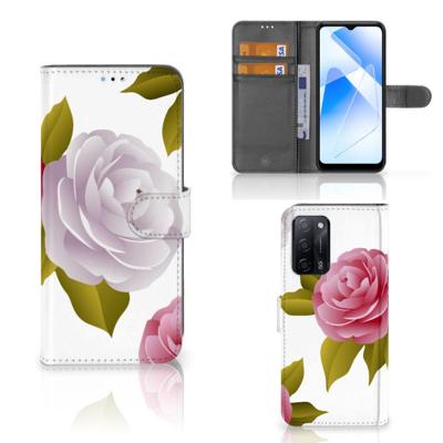 OPPO A16/A16s/A54s Hoesje Roses OPPO A16/A16s/A54s Hoesje Roses