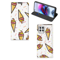Motorola Moto G100 | Flip Style Cover | Icecream - thumbnail